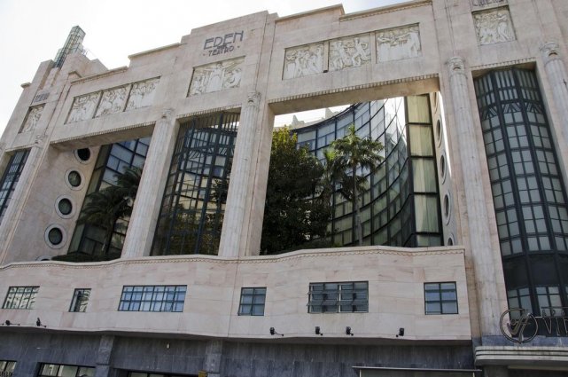 Buitenkant van aparthotel VIP Executive Eden in Lissabon