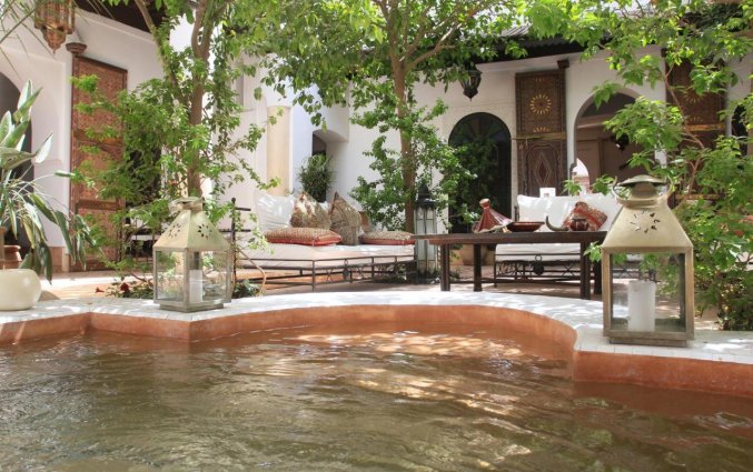 Binnentuin van Riad Karmela Marrakech