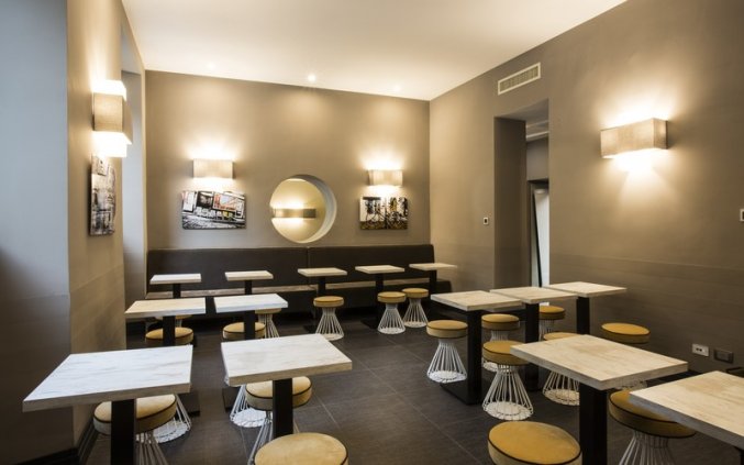 Ontbijtzaal van Hotel The Guardian Rome