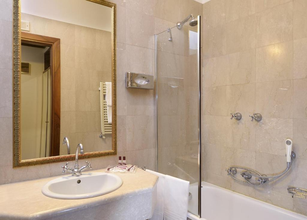 Badkamer van Hotel Amadeus in Venetië