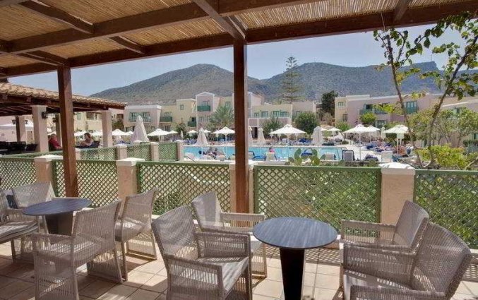Terras van Hotel Silva Beach Chersonissos