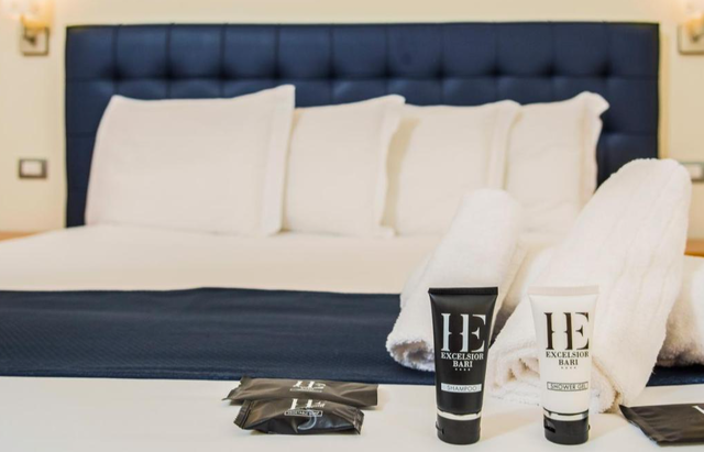 Tweepersoonskamer van Hotel Excelsior Bari