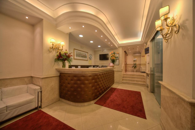 Receptie van Hotel Galileo Rome