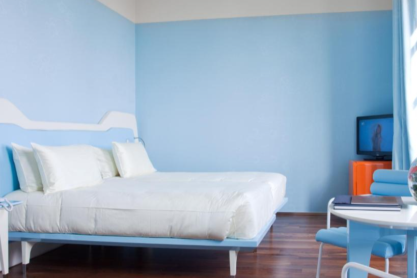 Tweepersoonskamer van hotel iH Grande Albergo Delle Nazioni