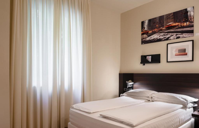Kamer van I Portici Hotel Bologna