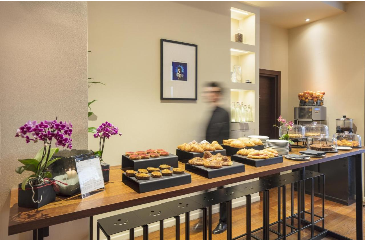 Ontbijtbuffet van I Portici Hotel Bologna