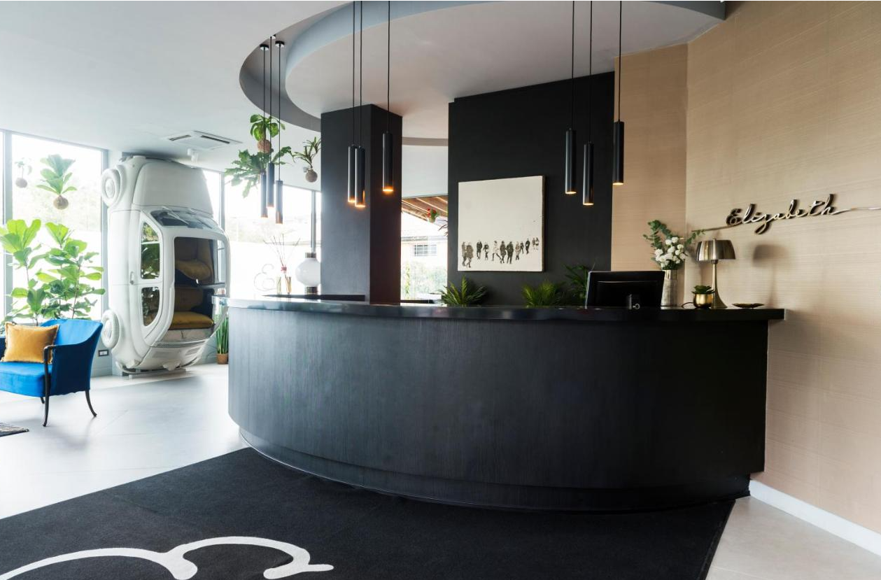 Receptie van Elizabeth Lifestyle Hotel Bologna
