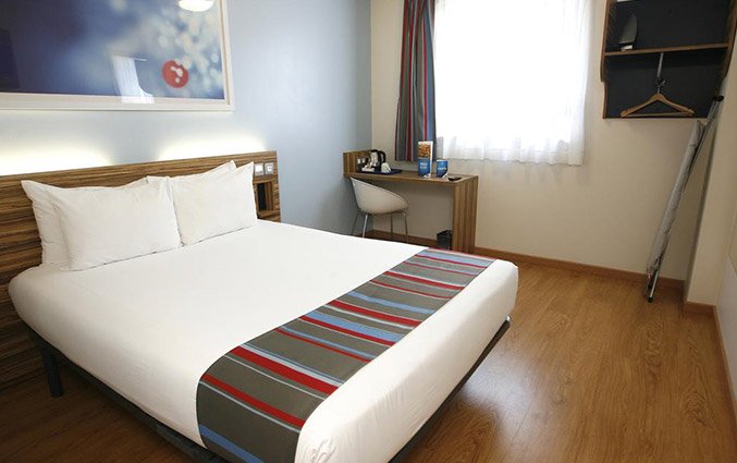 Tweepersoonskamer van Hotel Travelodge Poblenou in Barcelona