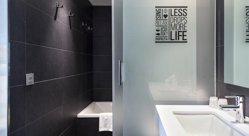 Badkamer van hotel Andante in Barcelona