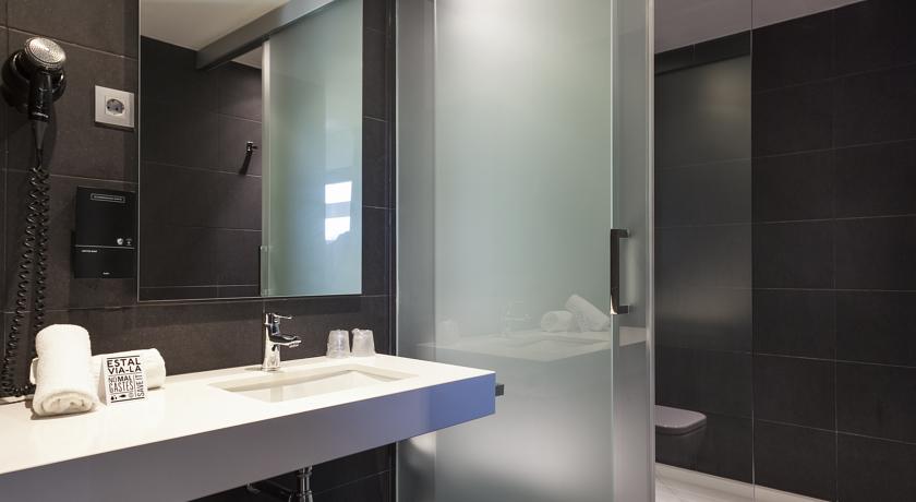 Badkamer van hotel Andante in Barcelona