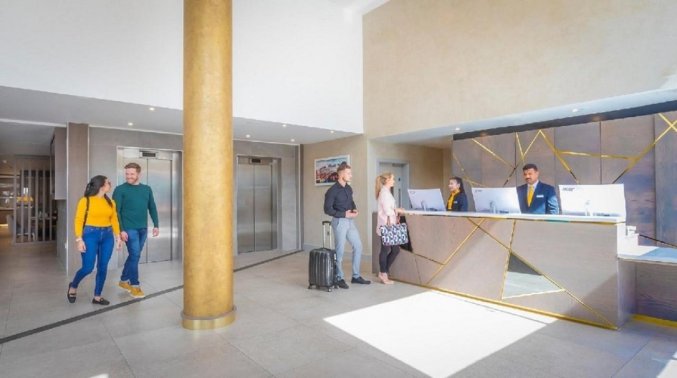 Receptie van Maldron Hotel Parnell Square