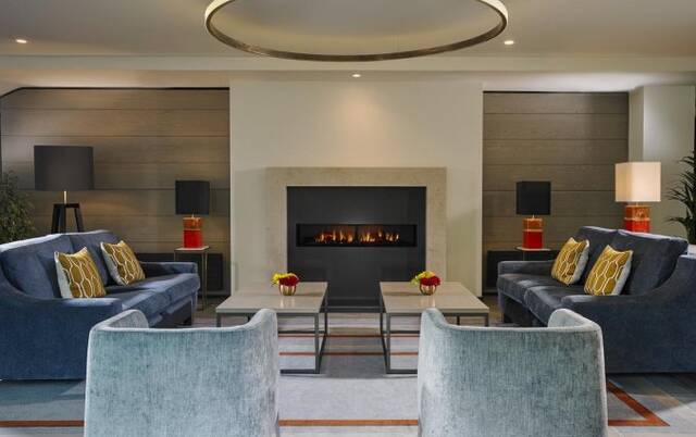 Lounge van Hotel Mespil in Dublin