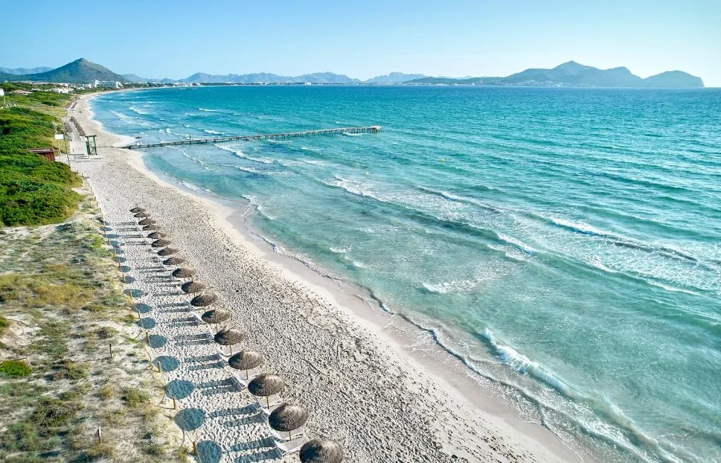 Strand van Iberostar Albufera Playa op Malllorca