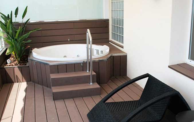 Bad van Hotel Volga in Costa Brava