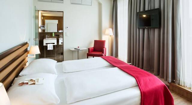 Tweepersoonskamer van Hotel Austria Trend Beim Theresianum in Wenen