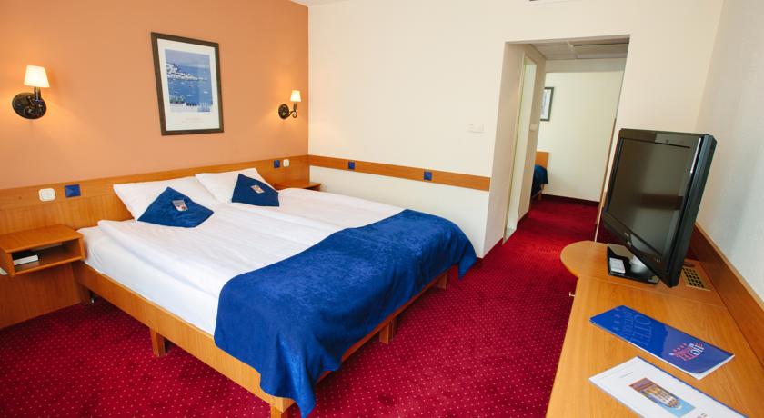 Tweepersoonskamer van Hotel Mediterran in Budapest