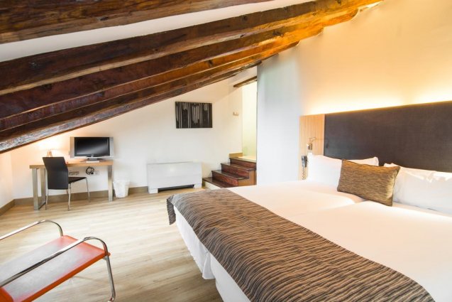 tweepersoonskamer van Hotel Petit Palace Plaza del Carmen Madrid