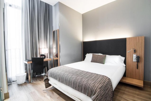 tweepersoonskamer van Hotel Petit Palace Plaza del Carmen Madrid