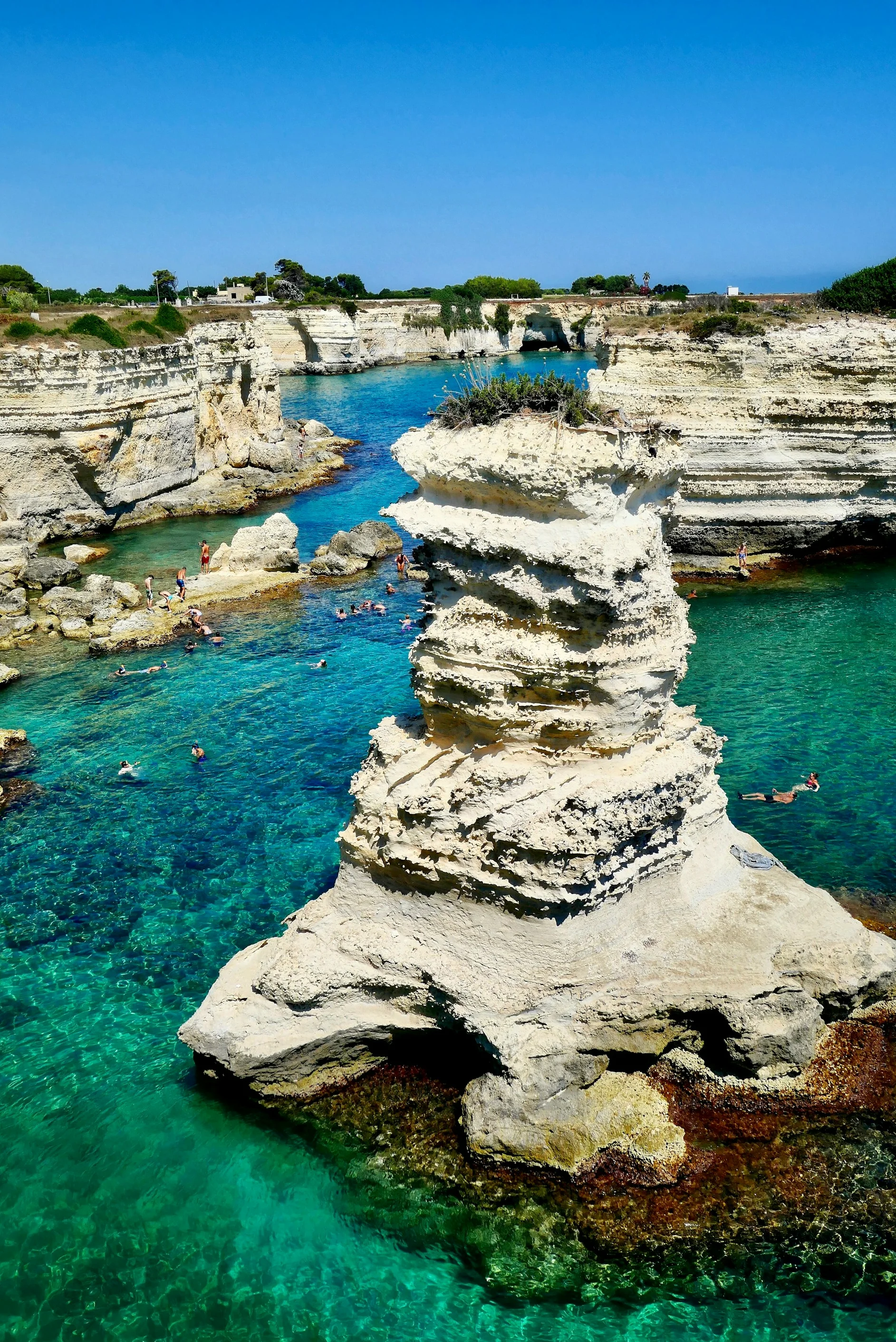 Faraglioni di Torre Sant Andrea - Rondreis Zuid Puglia
