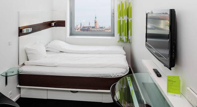 Tweepersoonskamer van Hotel Wakeup Copenhagen Kopenhagen