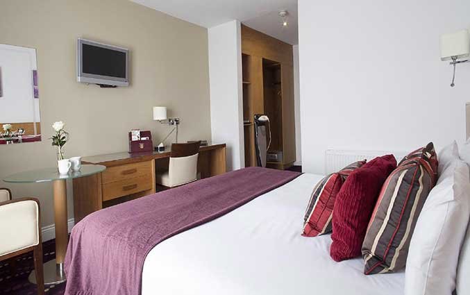 Tweepersoonskamer van hotel Arlington O'Connell Bridge in Dublin