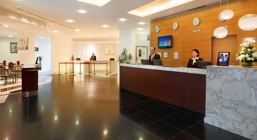 Receptie van Hotel Arabian Park in Dubai