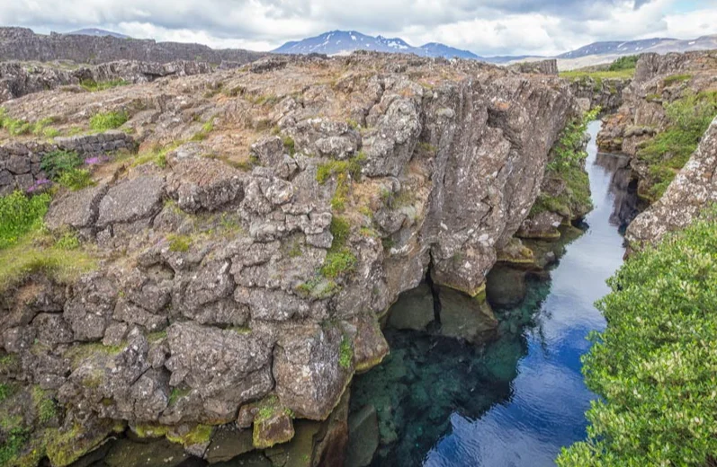 IJsland Silfra kloof 
