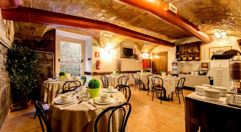 Ontbijtzaal van Hotel Parker in Rome