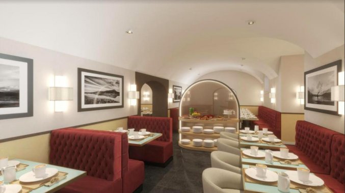 Restaurant van Hotel The Cross Rome