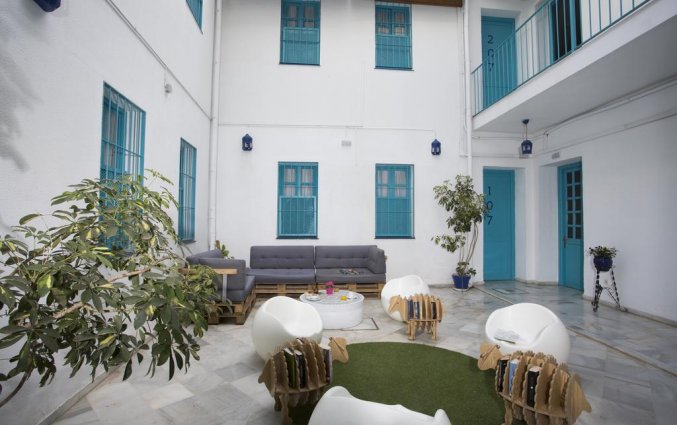 Terras van Hotel Casual Sevilla de Las Letras in Sevilla