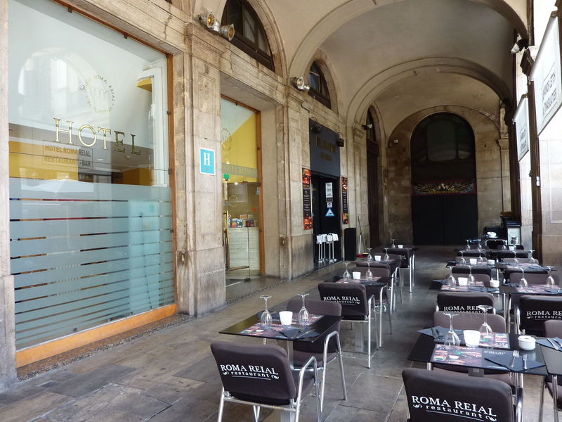 Terras van Hotel Roma Reial Barcelona