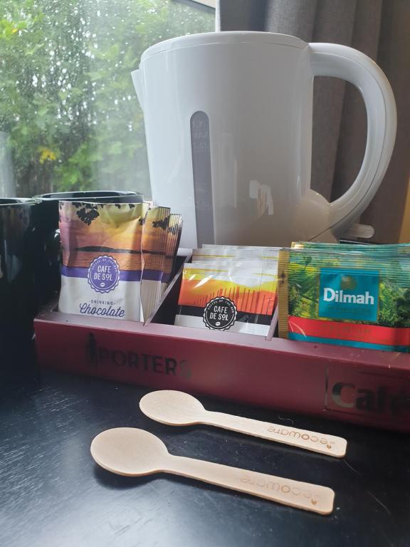 Thee- en koffiezetapparaat in alle kamers van Plateau Lodge