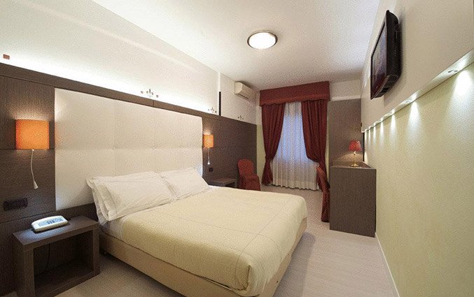 Tweepersoonskamer van Hotel Agape in Milaan