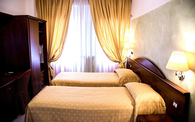 Tweepersoonskamer van Hotel Agape in Milaan