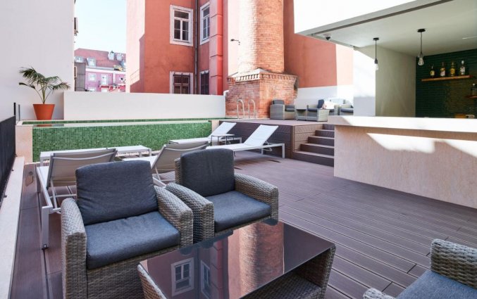 Zonneterras van Residencial Florescente Lissabon