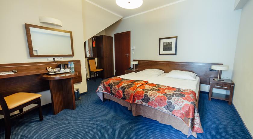 Tweepersoonskamer van Hotel Rezydent in Krakau