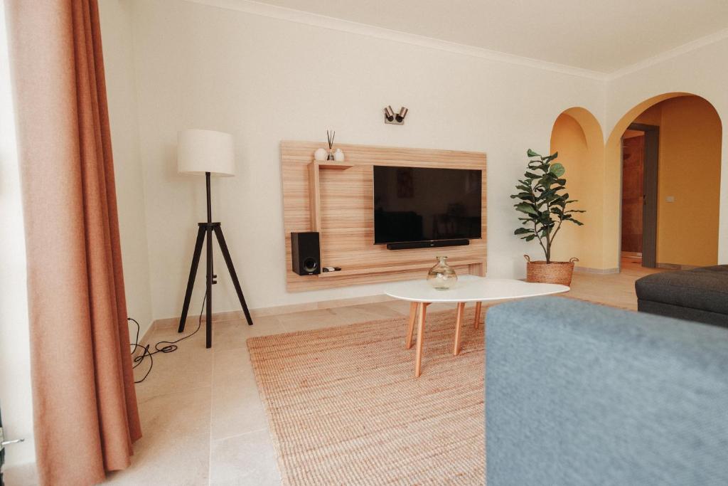 Casa Velha Apartments - zithoek met tv
