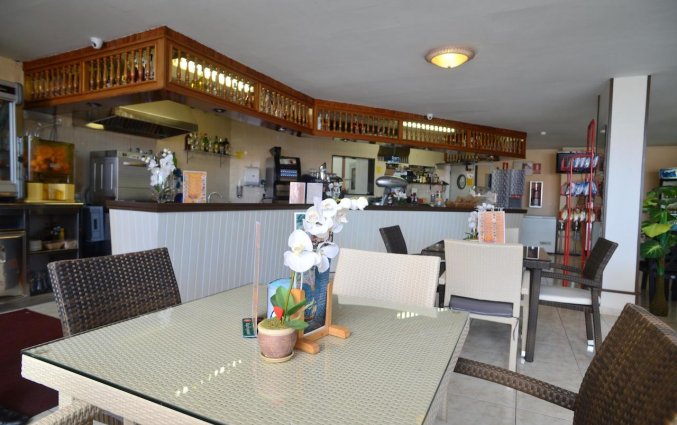 Restaurant van appartementen Caribe