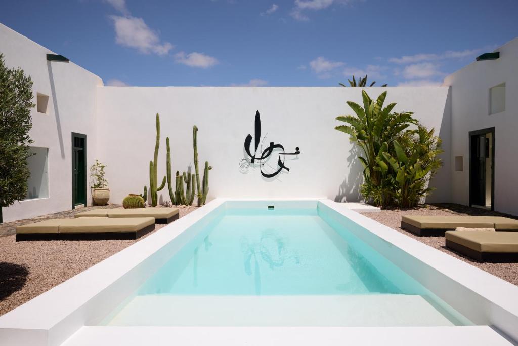Casa Montelongo - zwembad met cactussen
