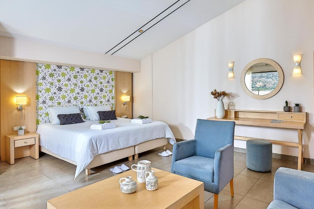 Castello Boutique Resort en Spa - slaapkamer met kaptafel