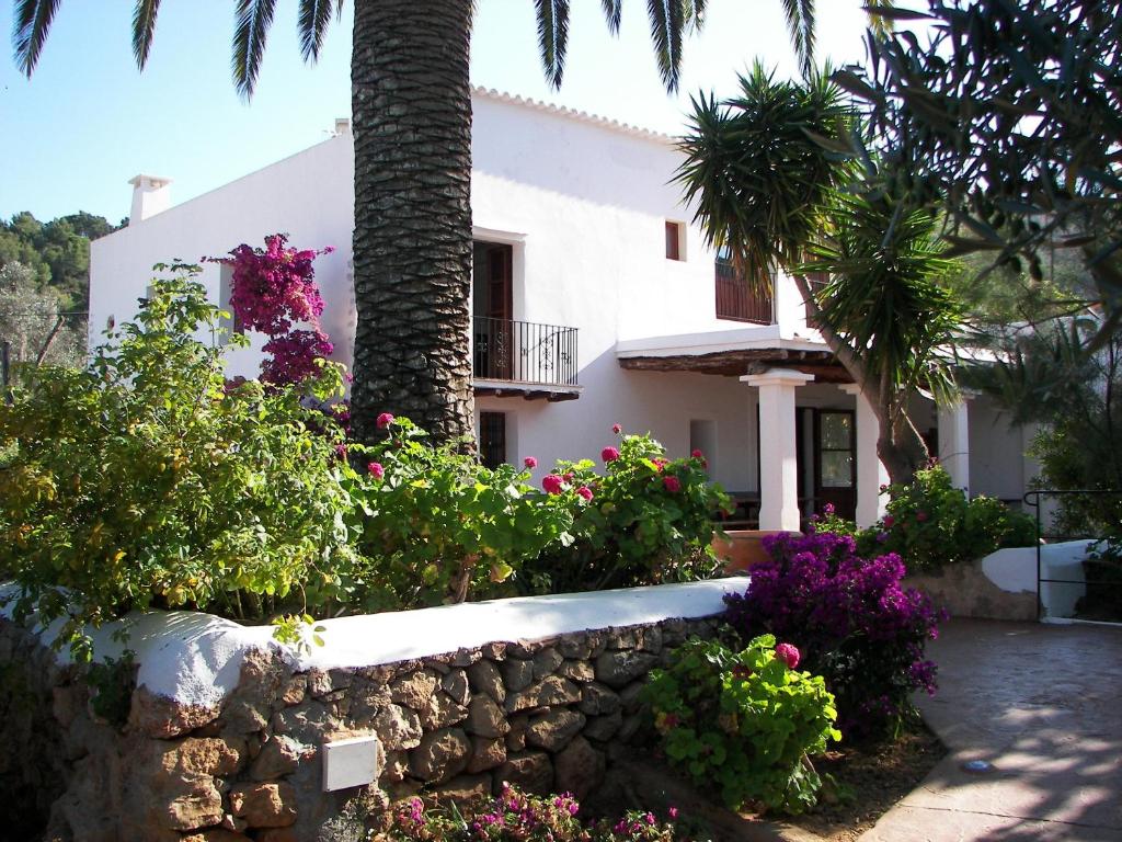 Agroturismo Can Pere Sord - witte finca met palmen