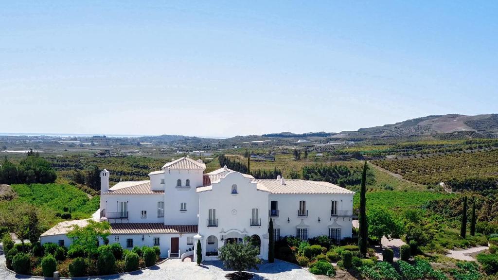 B Bou Cortijo Bravo - het witte cortijo tussen de velden
