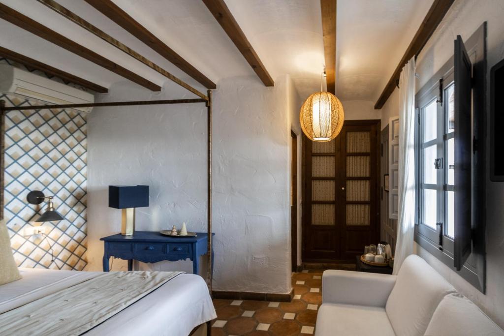 Posada Morisca - kamer met balkenplafond
