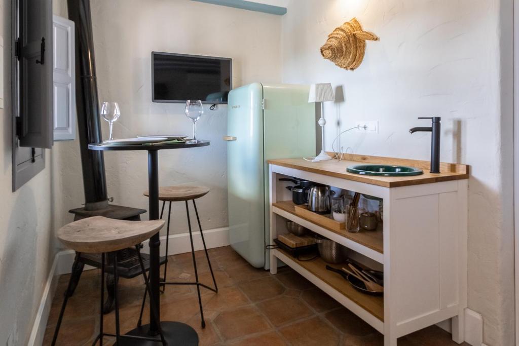 Posada Morisca - kitchenette met bar