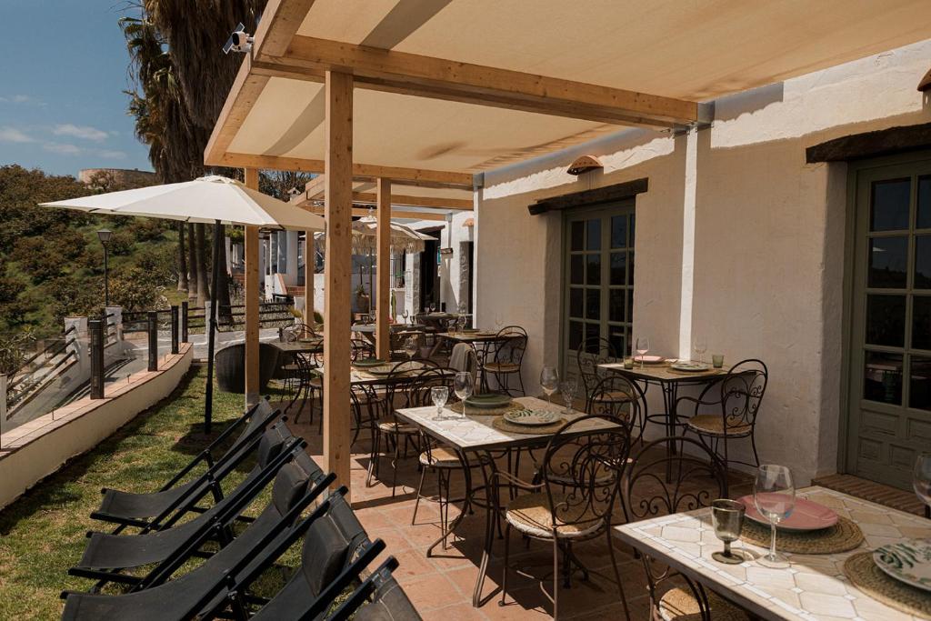 Posada Morisca - terras met pergola