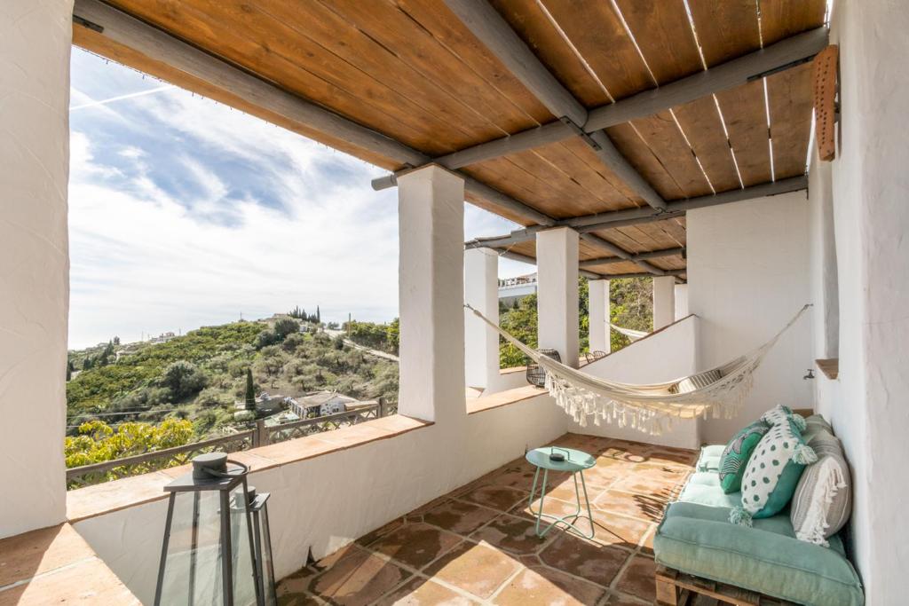 Posada Morisca - veranda met hangmat