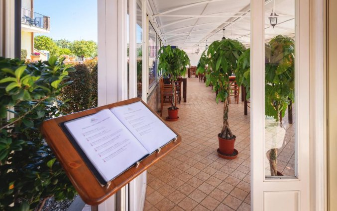 Restaurant van Hotel La Terra dei Sogni op Sicilie