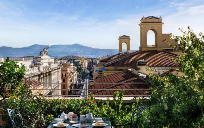 Uitzicht vanaf Hotel Marcella Royal