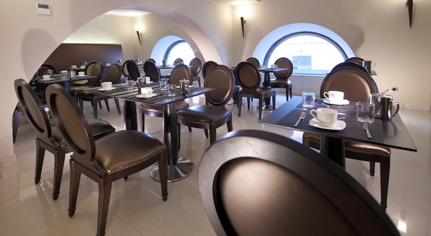 Ontbijtzaal van Hotel Fiume in Rome