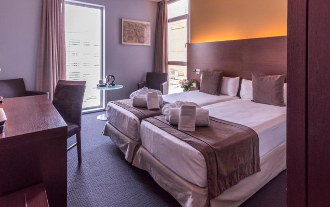 Tweepersoonskamer van Hotel Madanis Barcelona